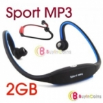 USB 2GB Sports MP3 Player Headset Handsfree Headphones